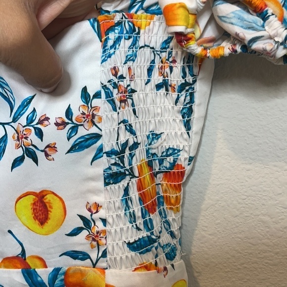 NWT Amanda Uprichard Senorita Dress in Peaches - Picture 12 of 16